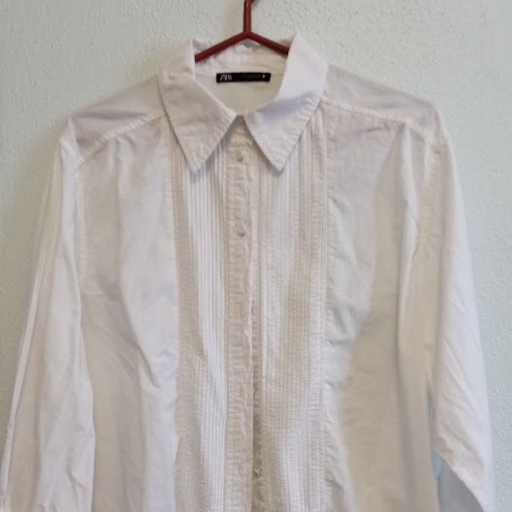 Zara unisex/boyfriend shirt Size S